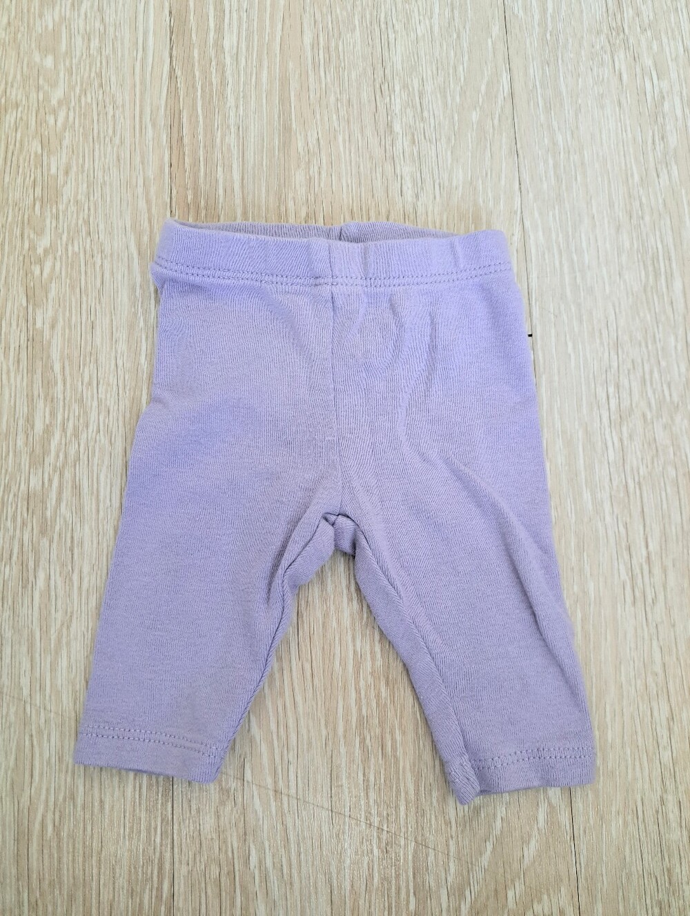 Carter's Lavender Stretch Cotton Newborn Baby Leggings
